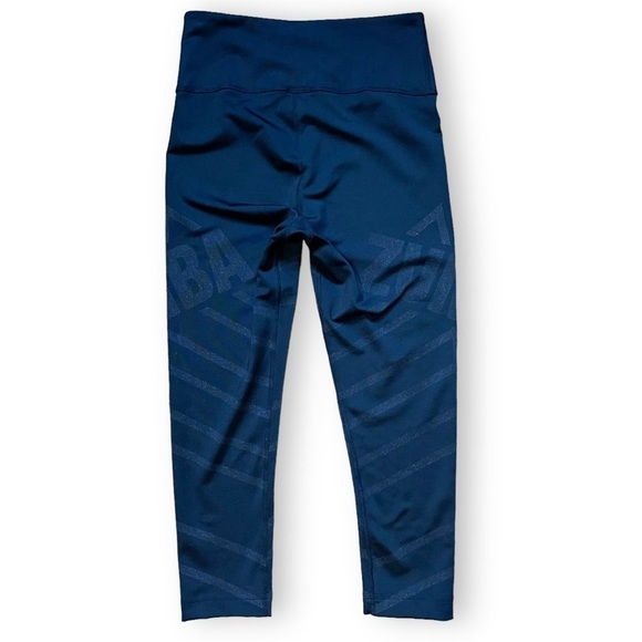 ZumbaWear Black 3/4 Length Sparkle Leggings Size Small - Picture 5 of 5